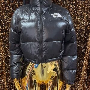 The North Face Women's Shiny Black Puffer Jacket